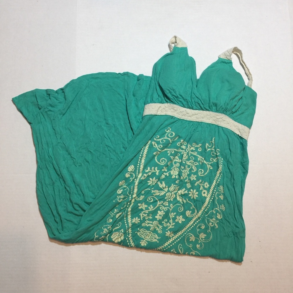 Teal Ankle Dress